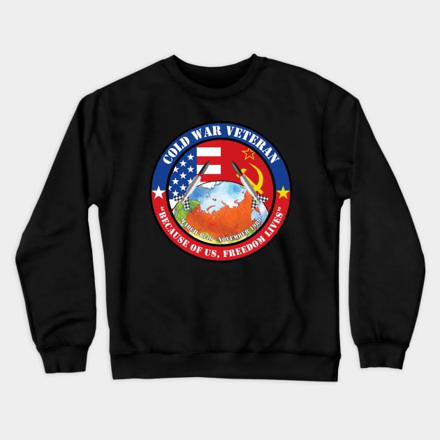 Cold War Veteran Crewneck Sweatshirt by myoungncsu